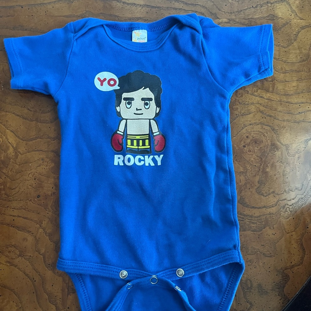 Laughing Giraffe Blue Rocky Kids One Piece